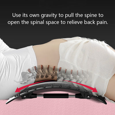 Back Massager Stretcher Equipment Massage Tools Massageador Magic Stretch Fitness Lumbar Support Relaxation Spine Pain Relief